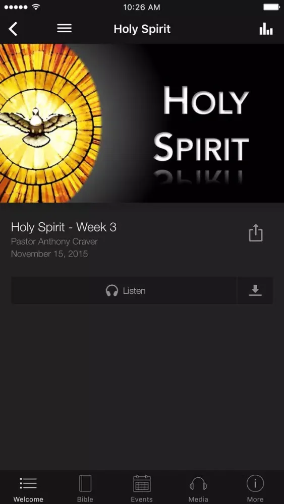 Zrzuty ekranu Upward Christian Fellowship