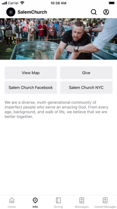 Ảnh chụp màn hình của Salem Church