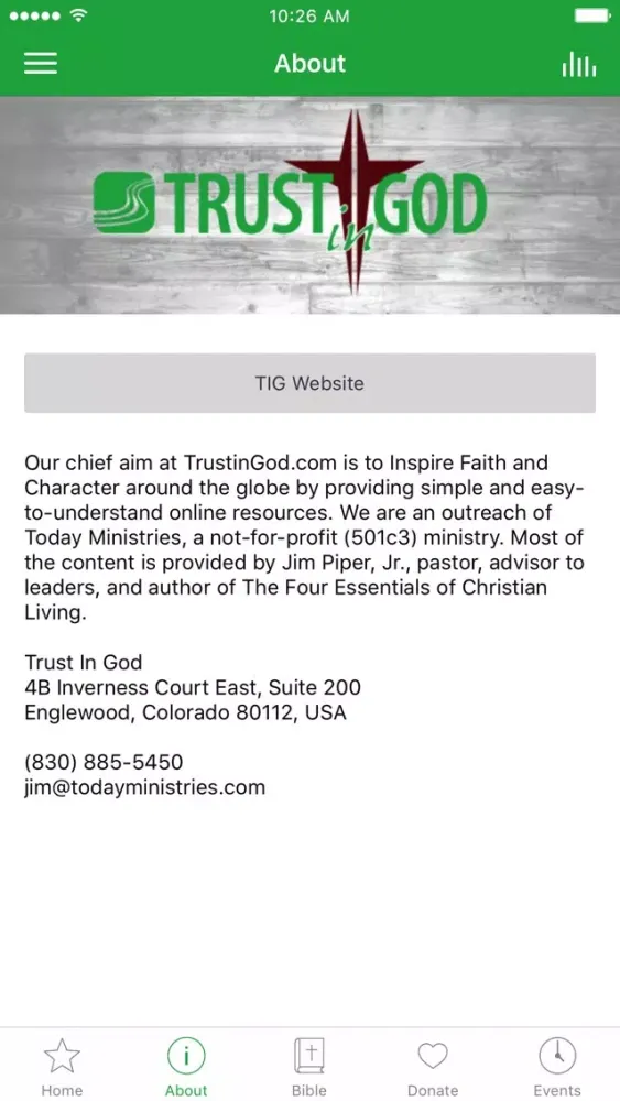 Capturas de tela do Trust In God