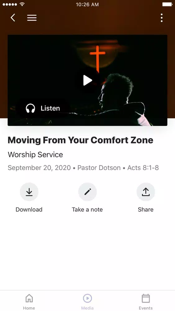 New Beginning Church App Screenshots