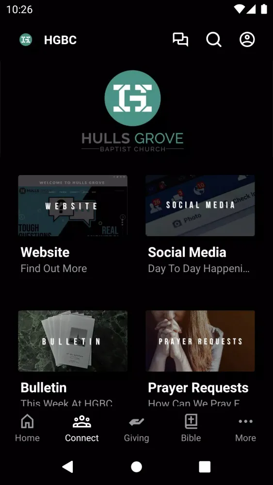 Hulls Grove Baptist Church 스크린샷