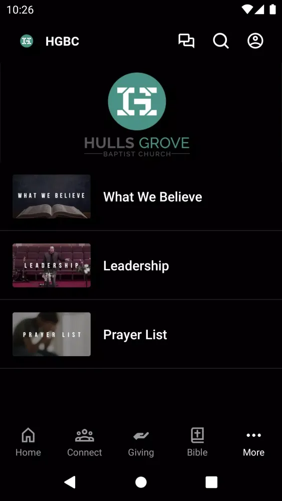 Hulls Grove Baptist Church 스크린샷