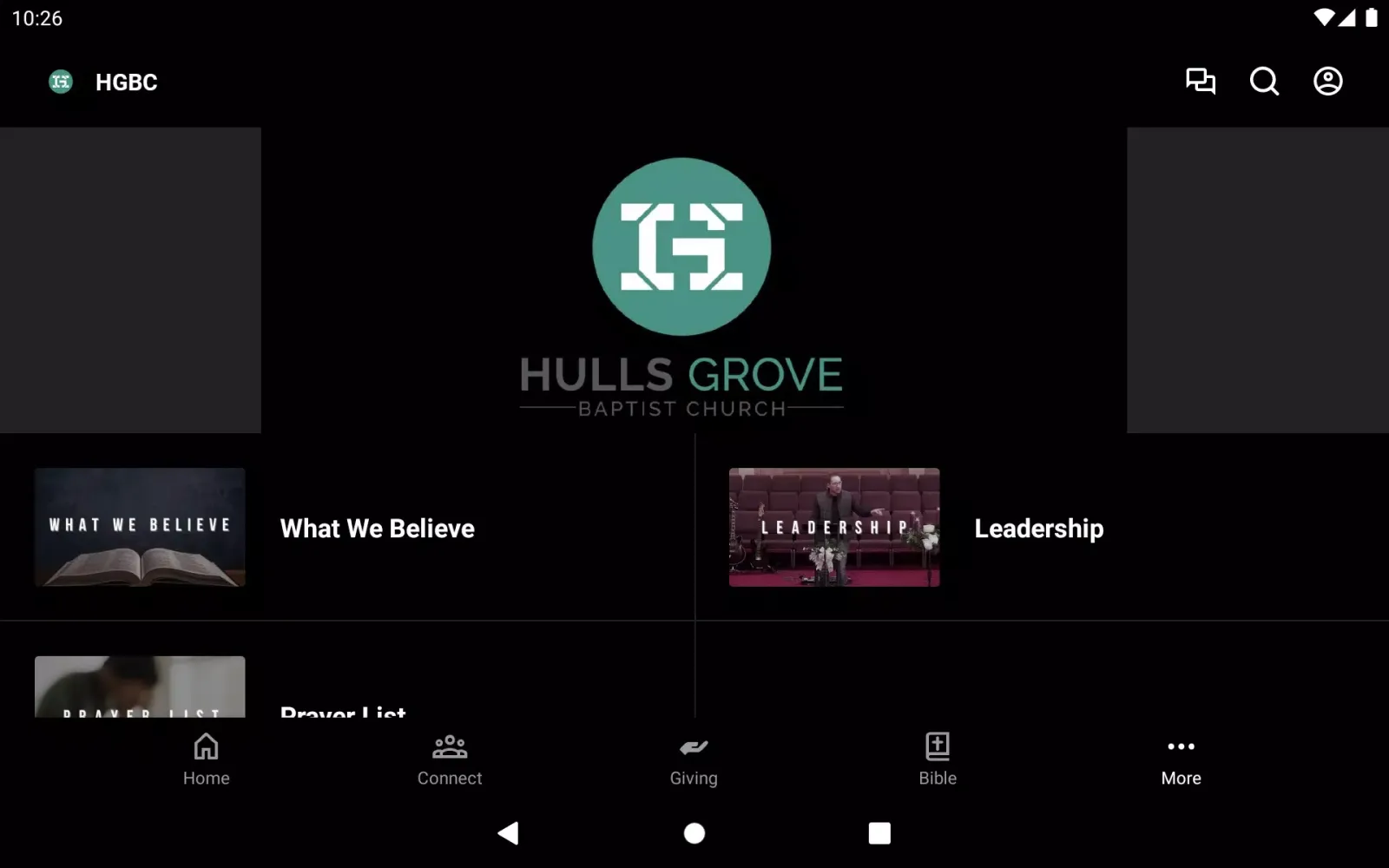 Hulls Grove Baptist Church 스크린샷