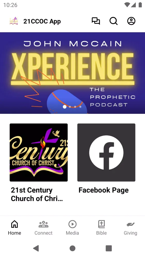 ภาพหน้าจอของ 21st Century Church App
