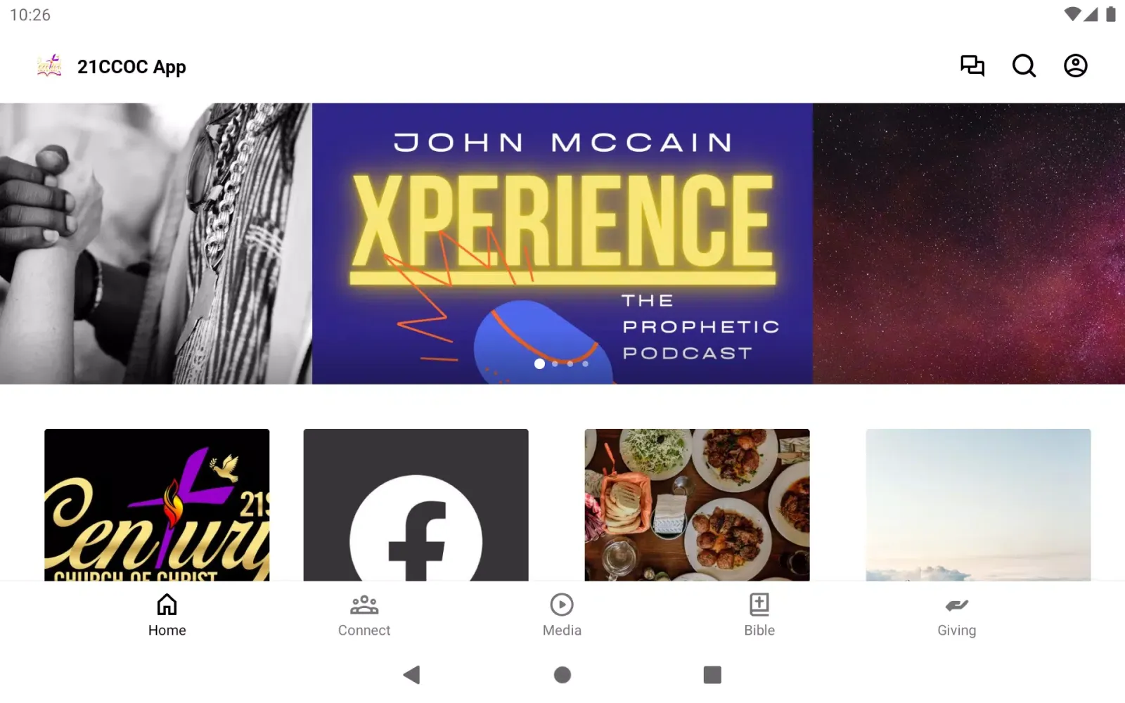 ภาพหน้าจอของ 21st Century Church App