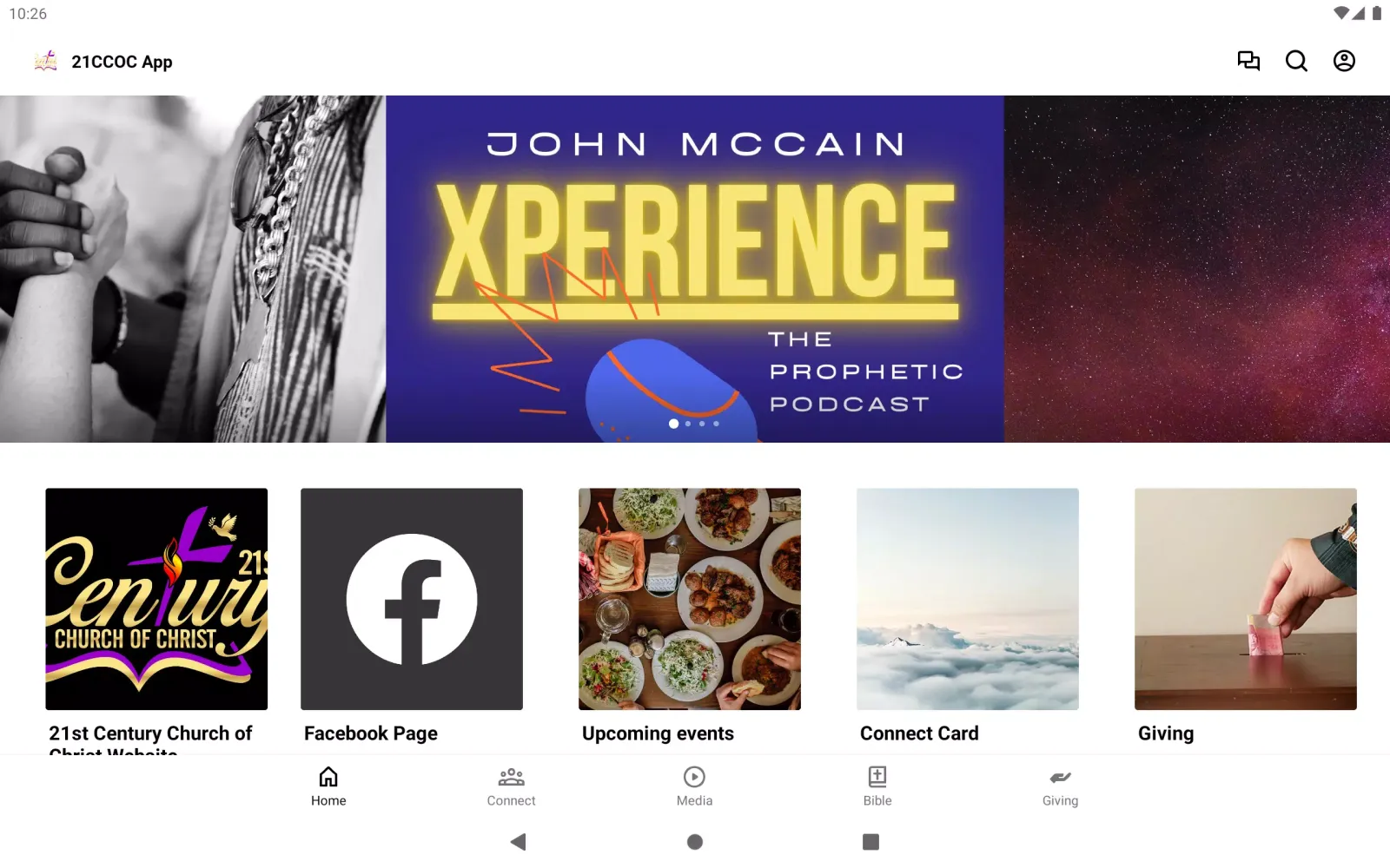 ภาพหน้าจอของ 21st Century Church App