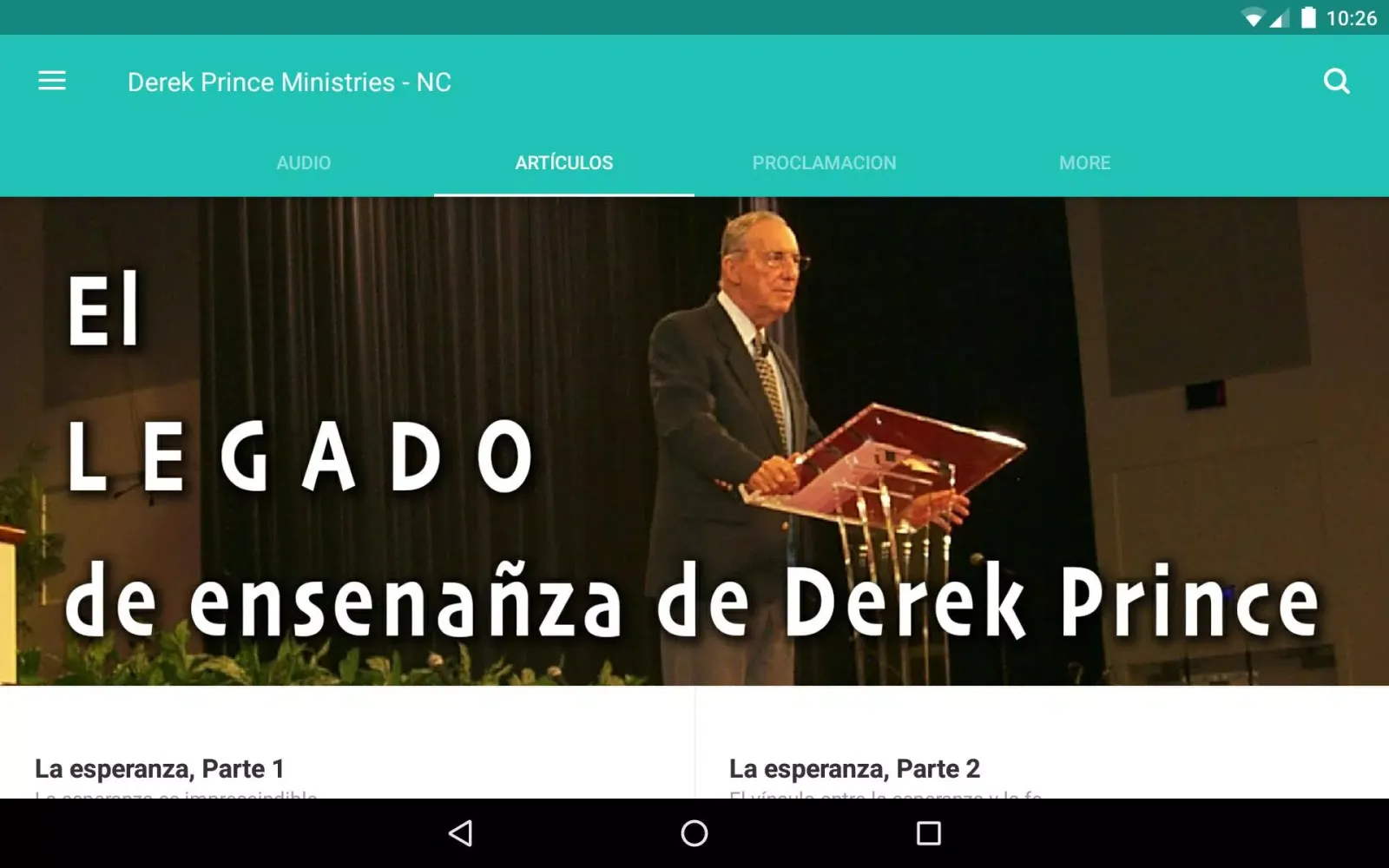 Ministerios Derek Prince应用截图