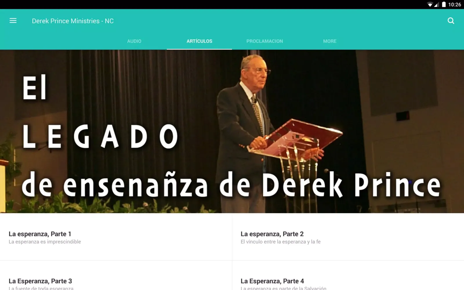 Ministerios Derek Prince应用截图