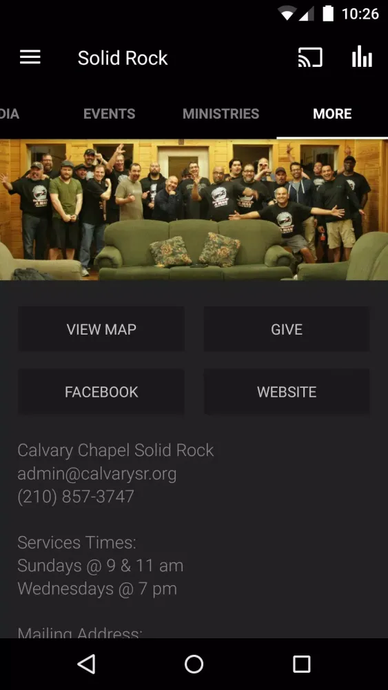 Calvary Chapel Solid Rock Screenshots