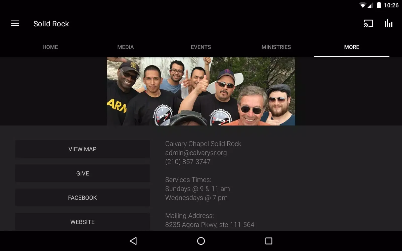 Calvary Chapel Solid Rock Screenshots