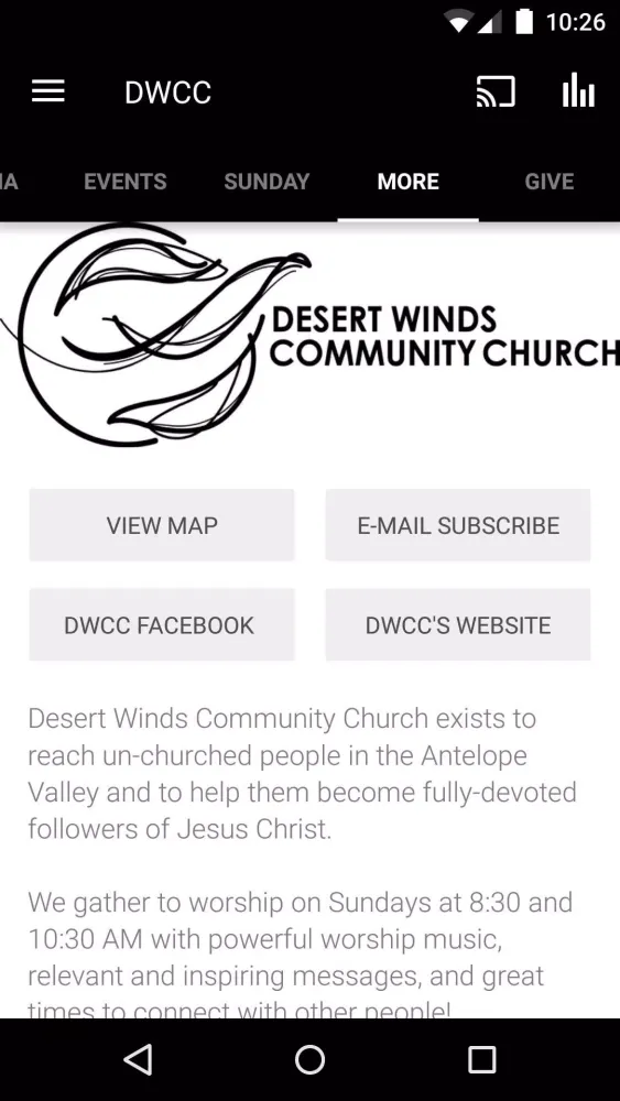 Desert Winds Community Church Screenshots