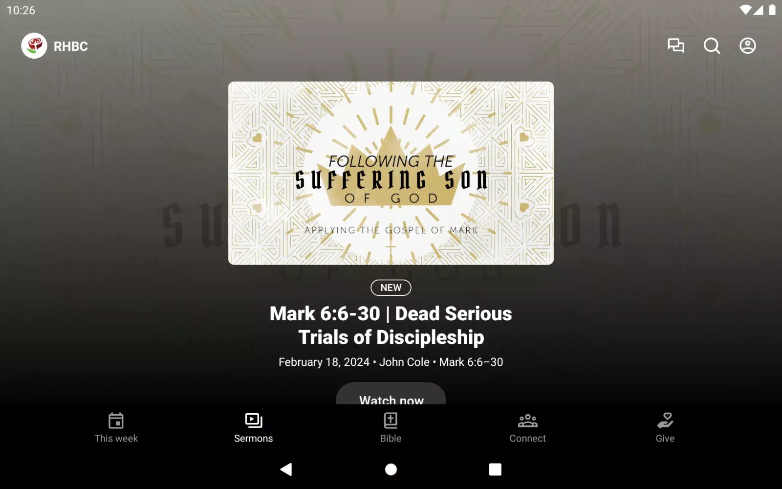 Screenshot di Rose Hill Baptist Church