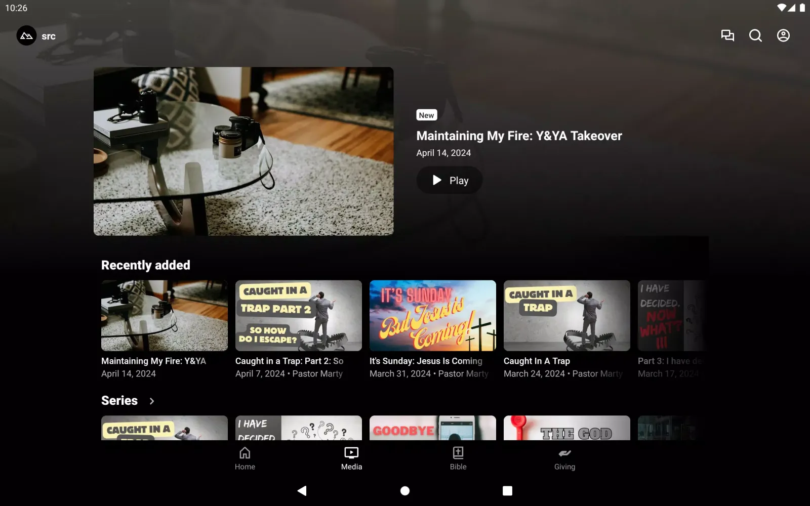 Capturas de pantalla de summit restoration church