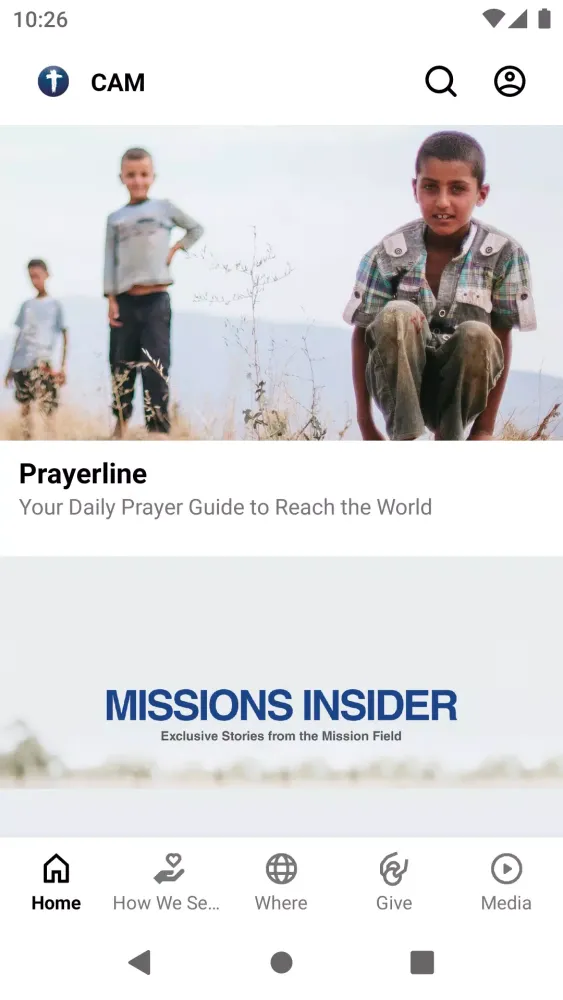 ภาพหน้าจอของ Christian Aid Mission