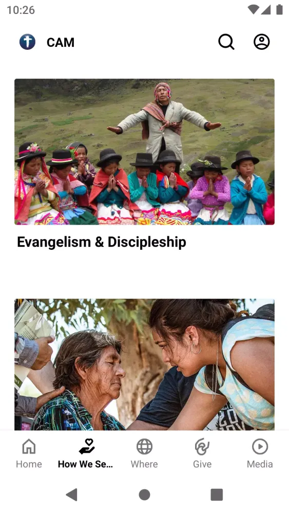 ภาพหน้าจอของ Christian Aid Mission