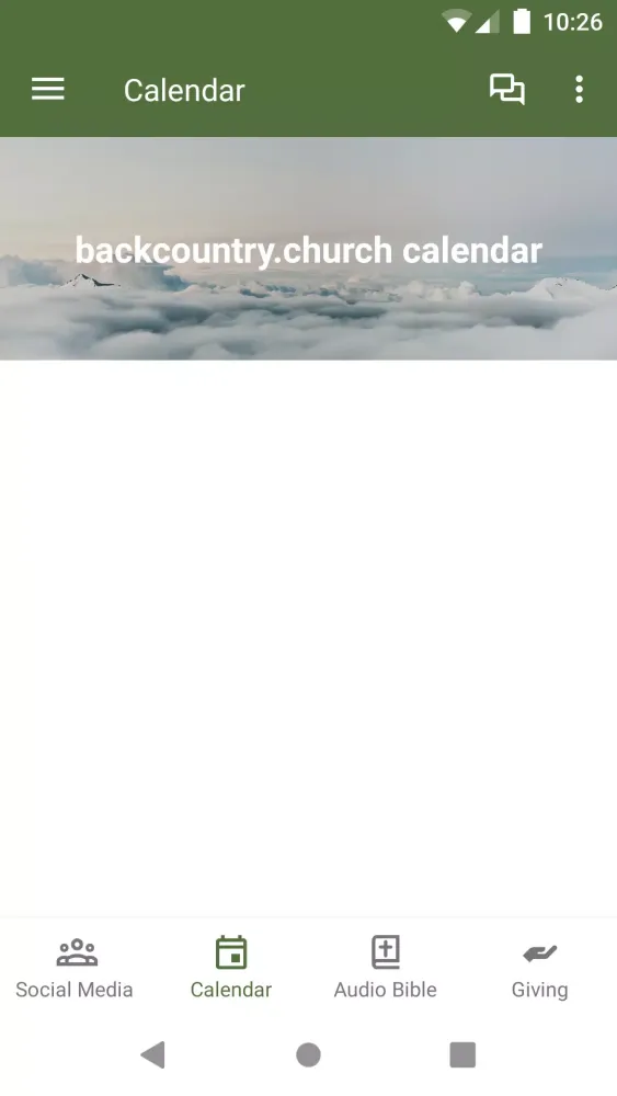 Captures d'écran de backcountry.church