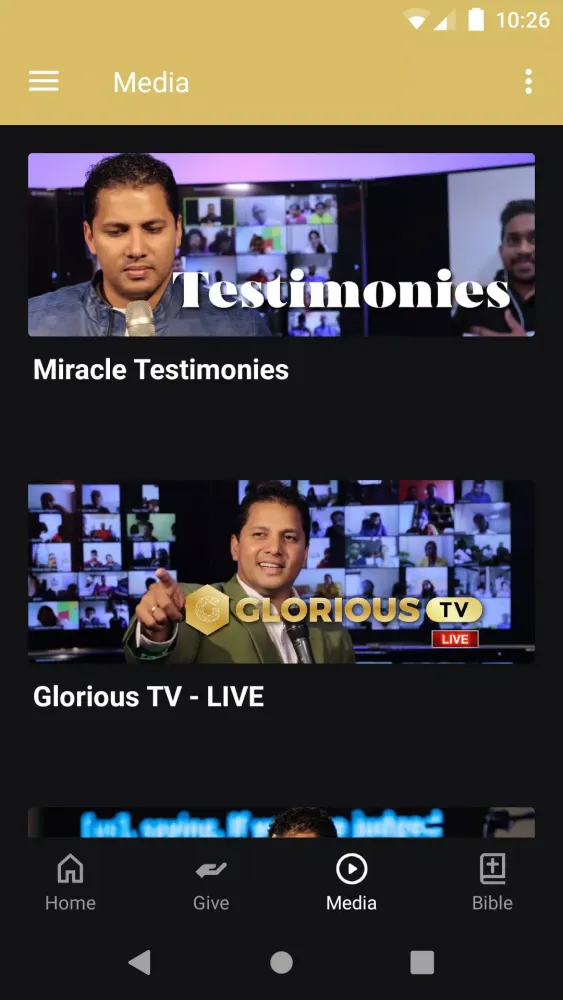 Glorious TV Screenshots