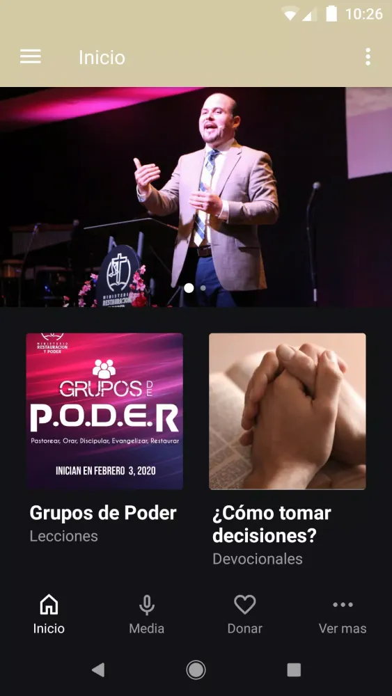 Ministerio Restauracion y Pode應用截圖