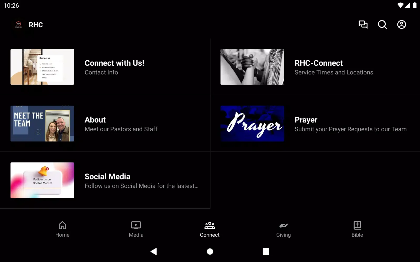 Restoration Hope Church Screenshots