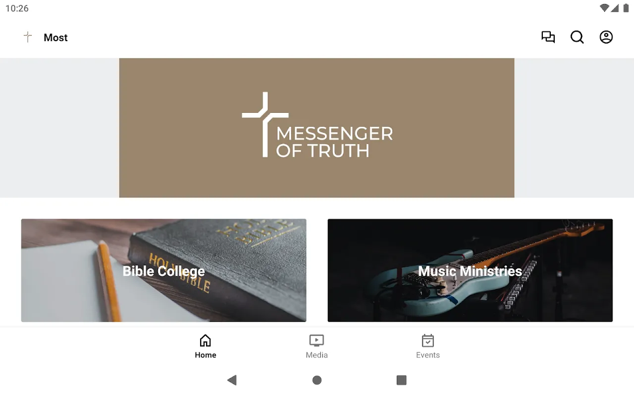 Captures d'écran de Messenger of Truth Church