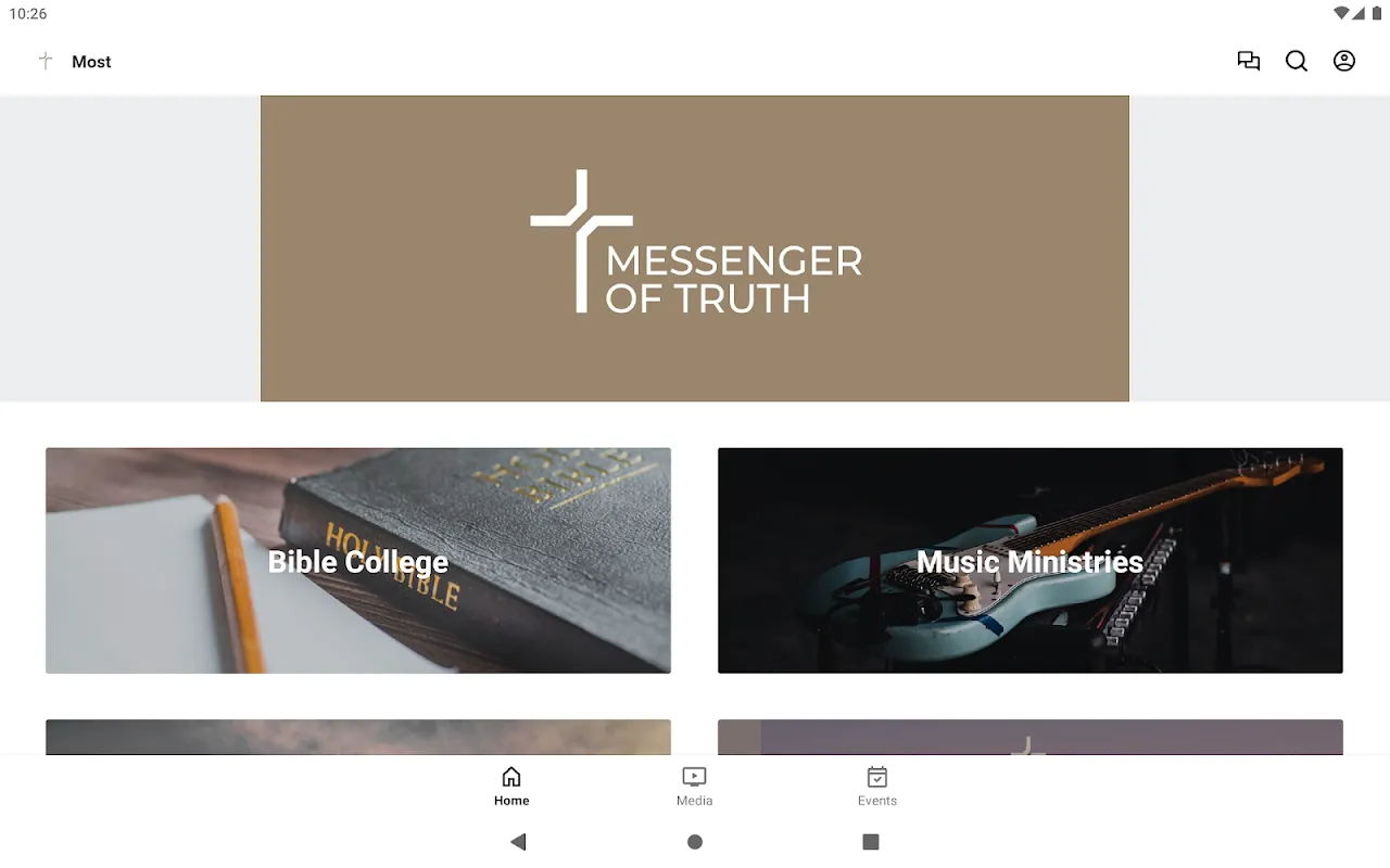 Captures d'écran de Messenger of Truth Church