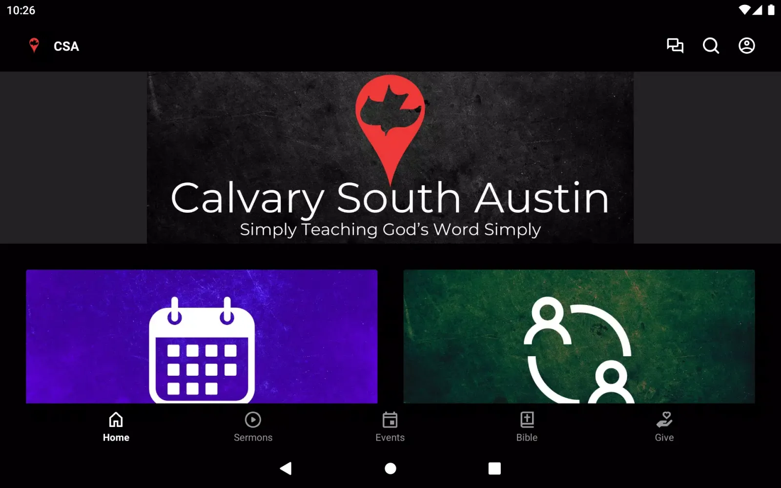 Calvary Chapel South Austin स्क्रीनशॉट