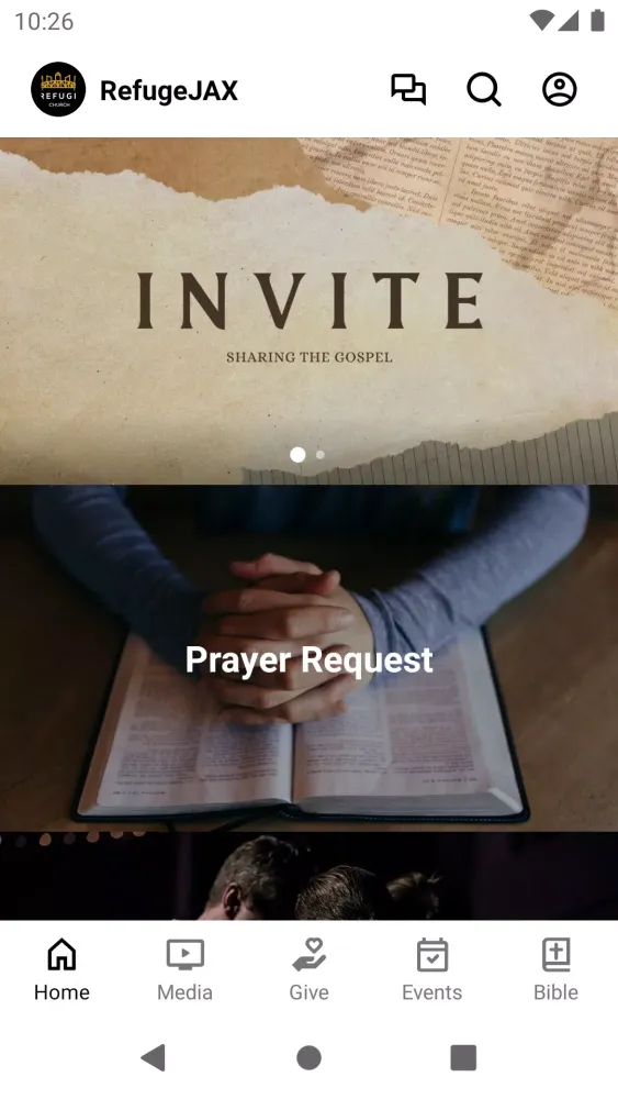 Screenshot di Refuge JAX Church