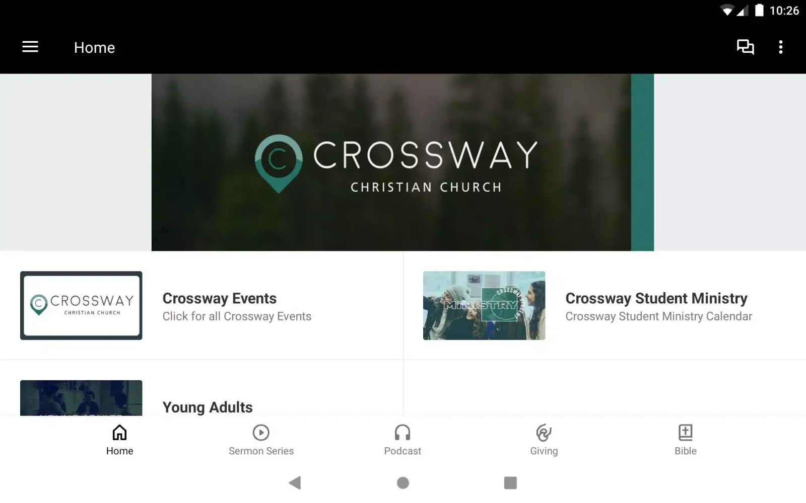 Screenshot di Crossway Christian Church