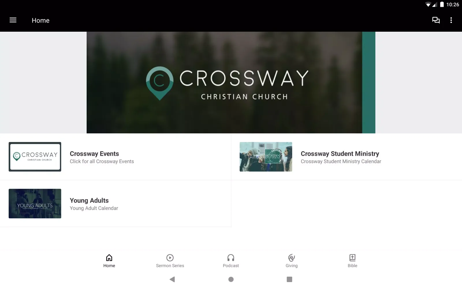 Screenshot di Crossway Christian Church
