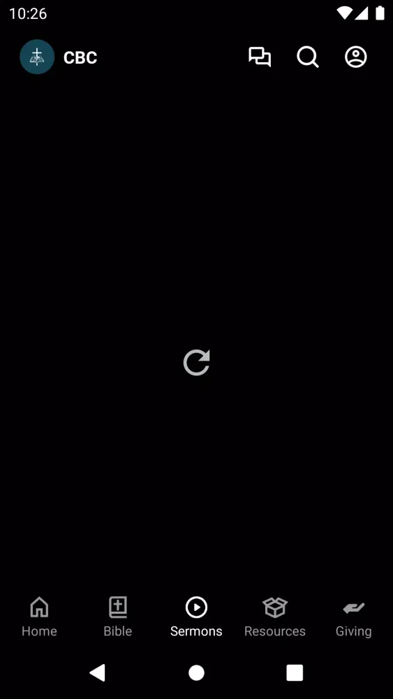 Capturas de tela do CBC Smyrna