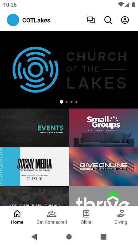 Capturas de tela do Church of The Lakes