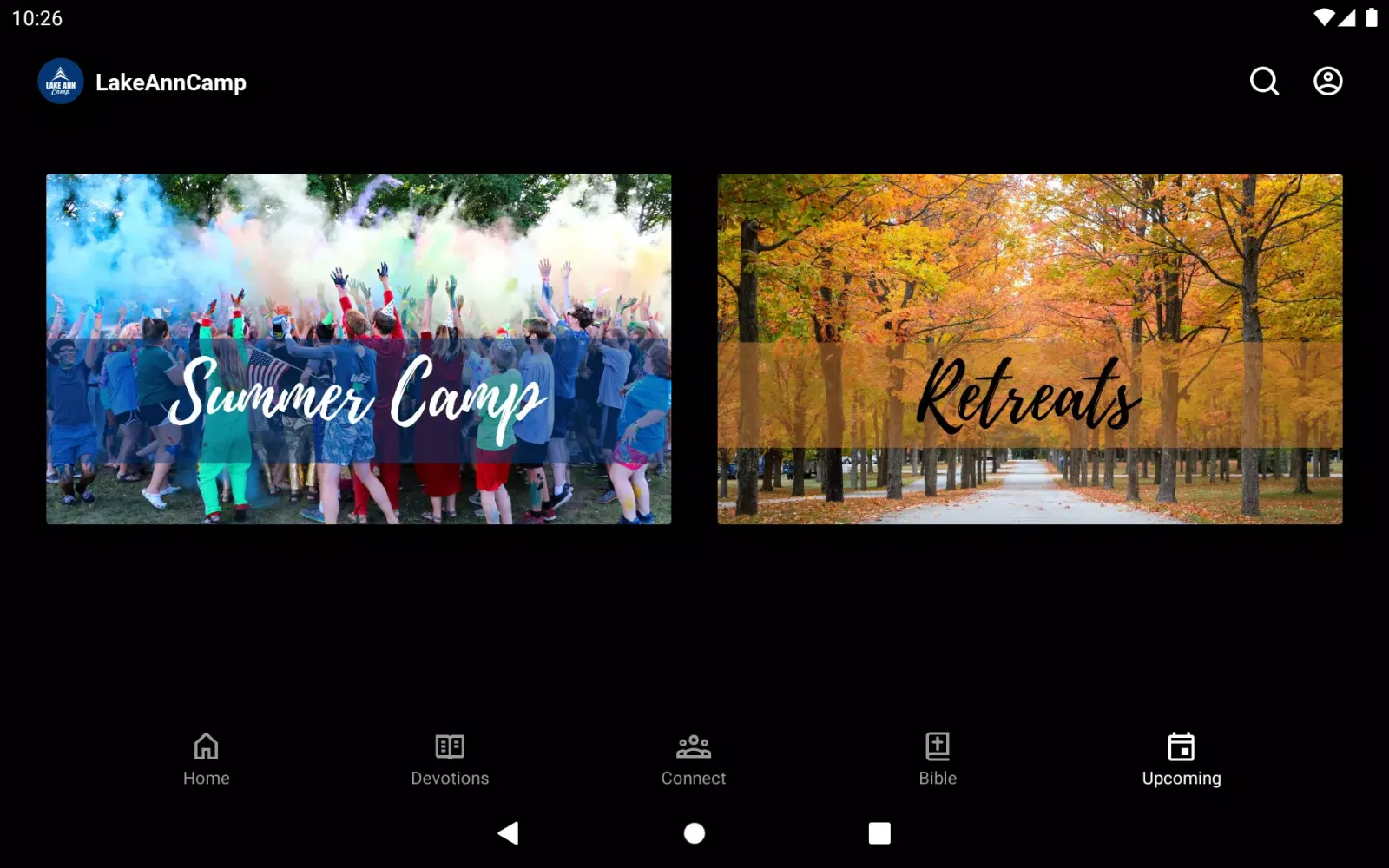 Capturas de pantalla de Lake Ann Camp