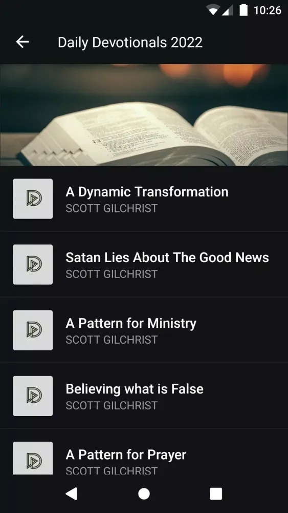The Abide App Screenshots