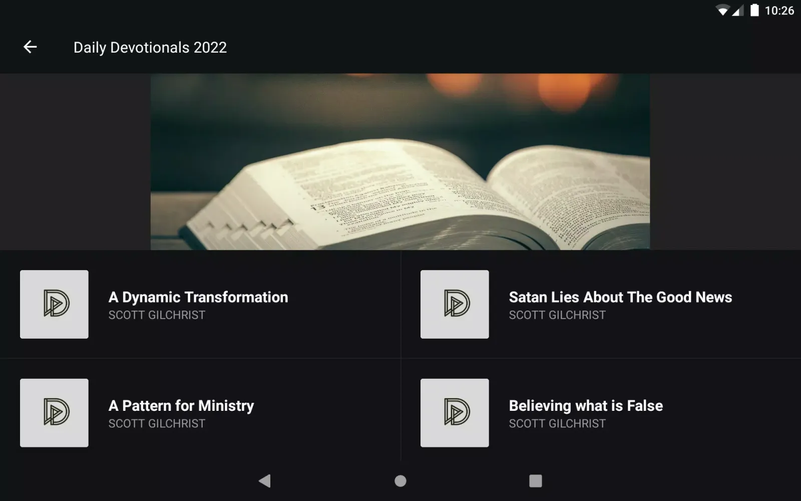 The Abide App Screenshots