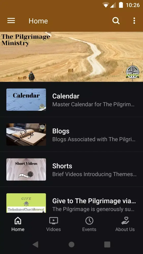 Capturas de pantalla de The Pilgrimage App