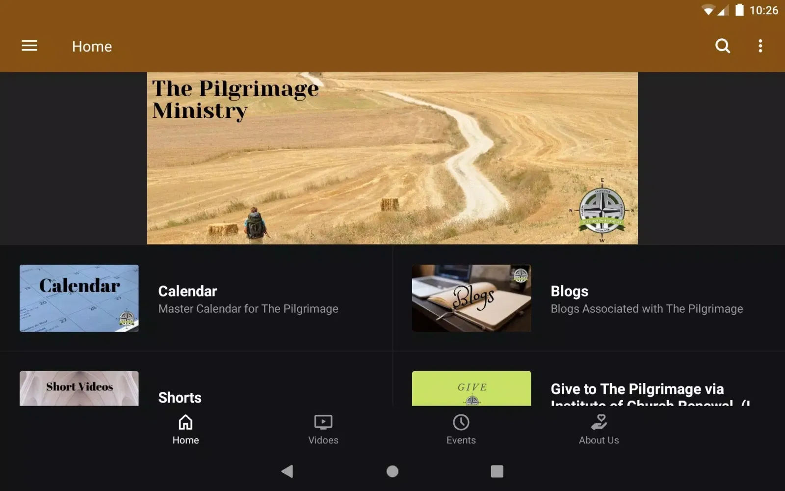 Capturas de pantalla de The Pilgrimage App