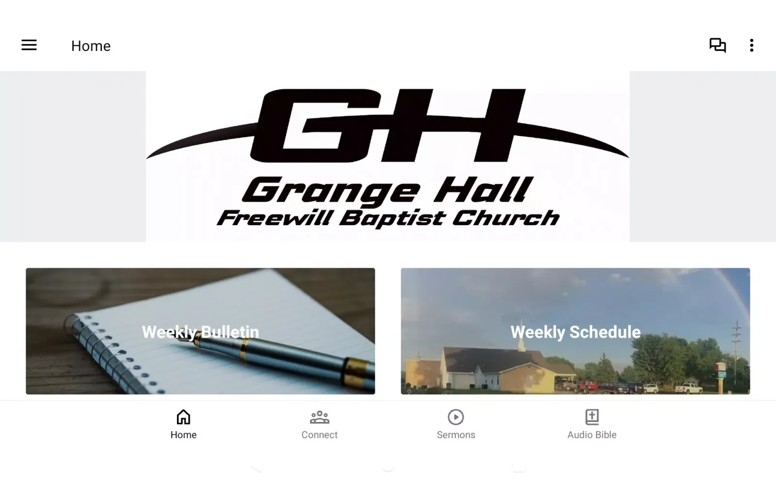 Grange Hall Church 스크린샷