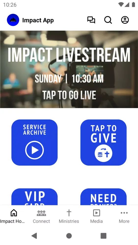Zrzuty ekranu Impact Life App