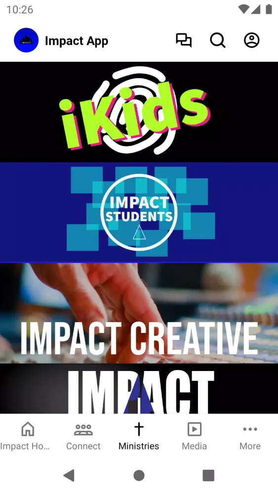 Zrzuty ekranu Impact Life App
