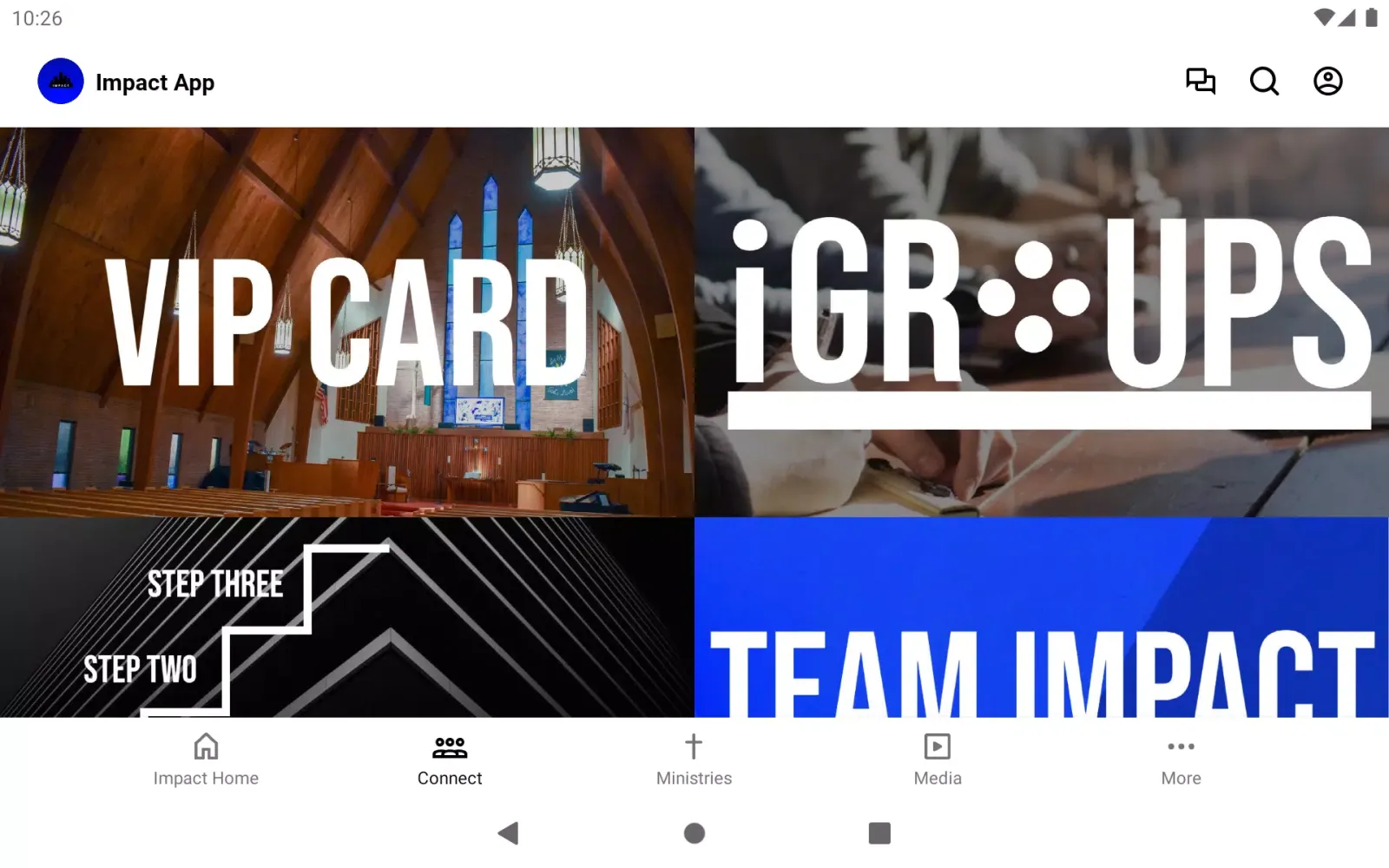 Zrzuty ekranu Impact Life App
