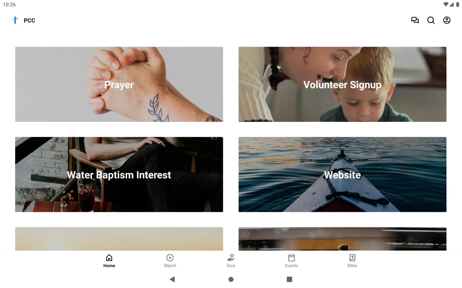 Capturas de tela do Peninsula Community Church