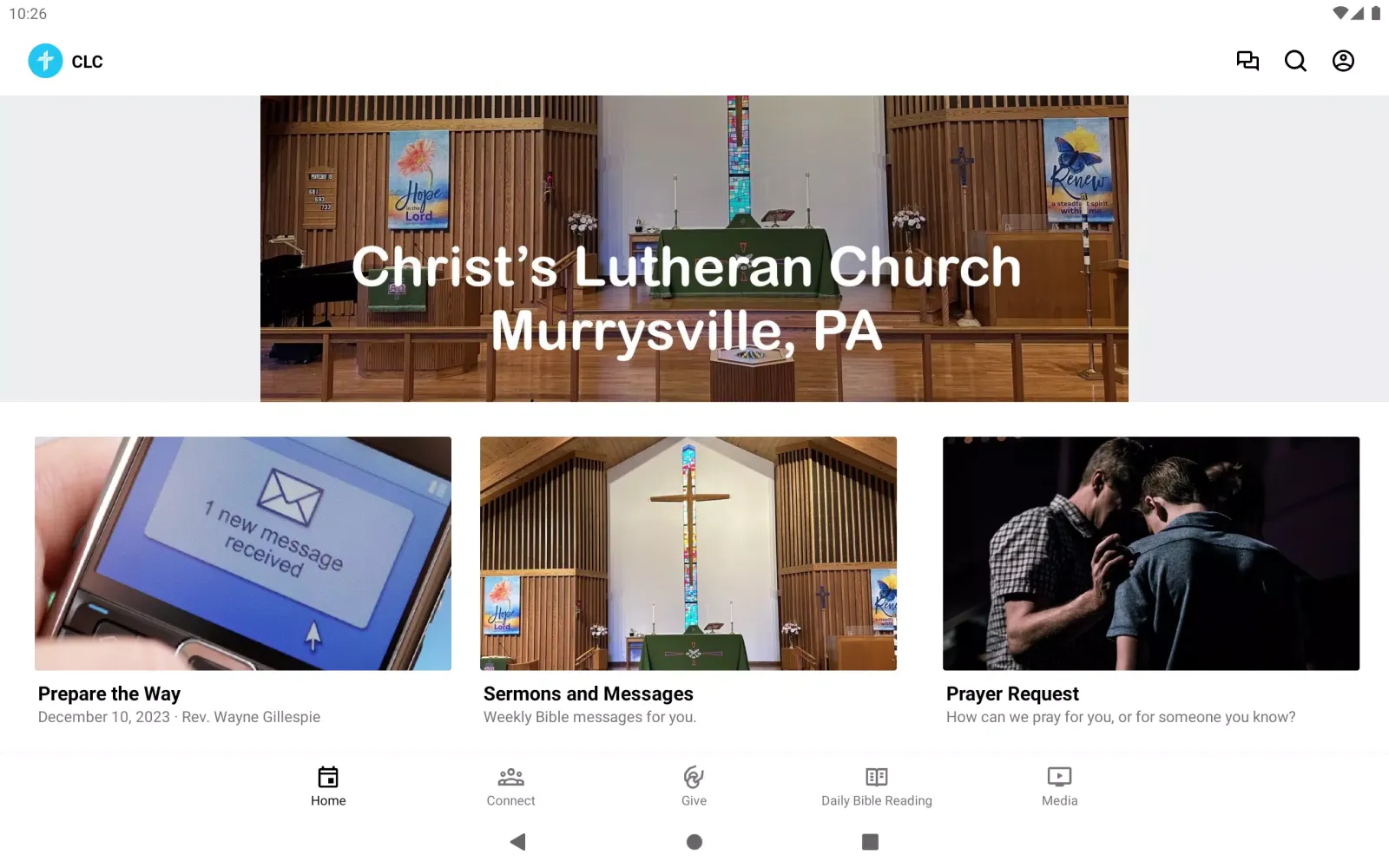 Christ's Lutheran (ELCA) سکرین شاٹس