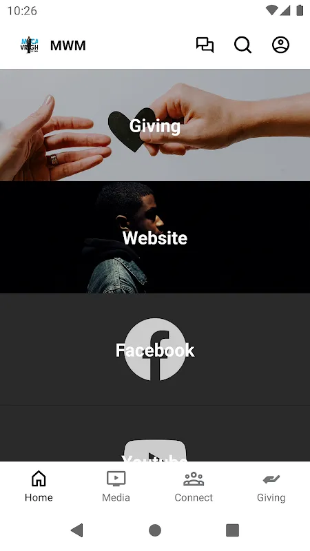 Capturas de tela do Micah Wright Ministries