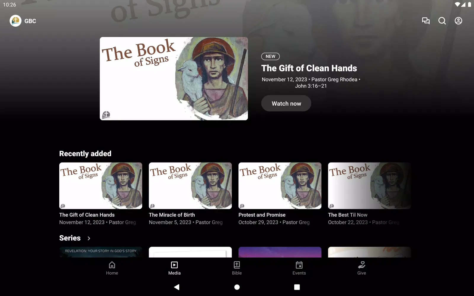 Grace Bible Chapel Screenshots