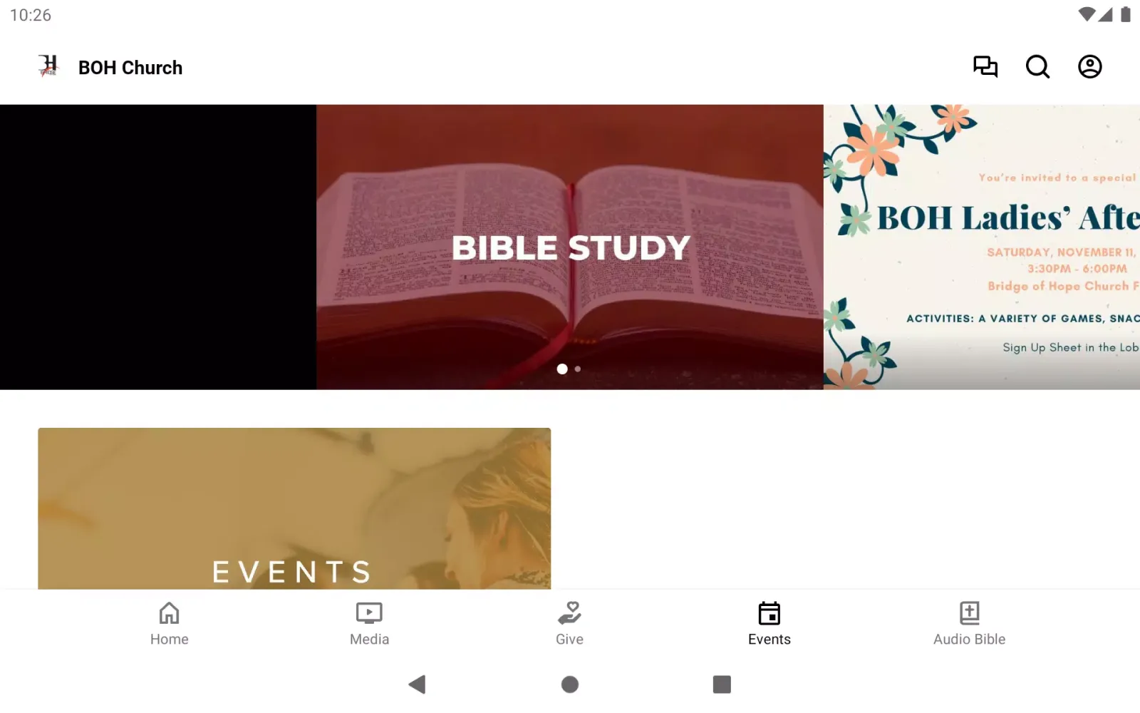 Bridge of Hope Church Screenshots