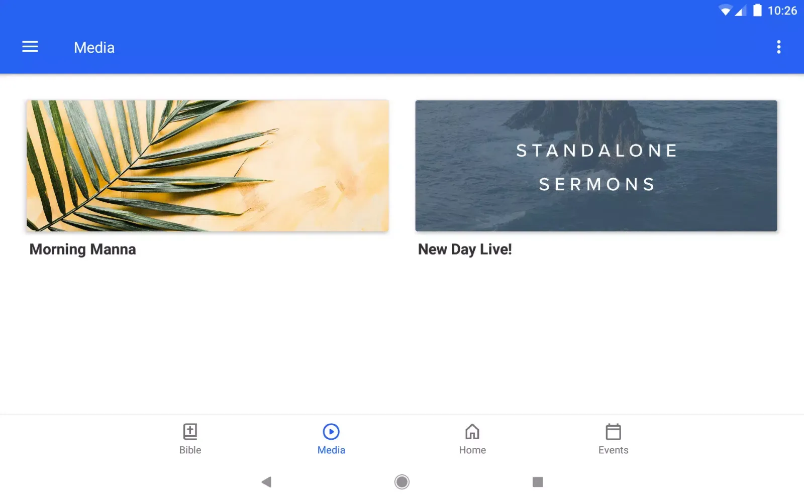 Capturas de pantalla de New Day Christian Fellowship