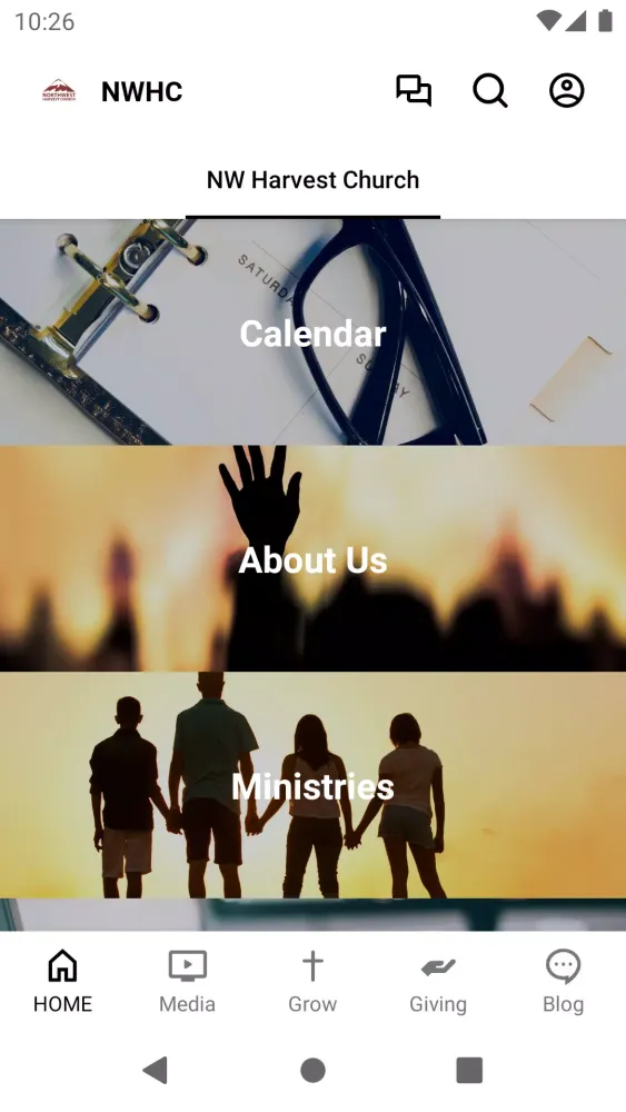 Zrzuty ekranu NW Harvest Church