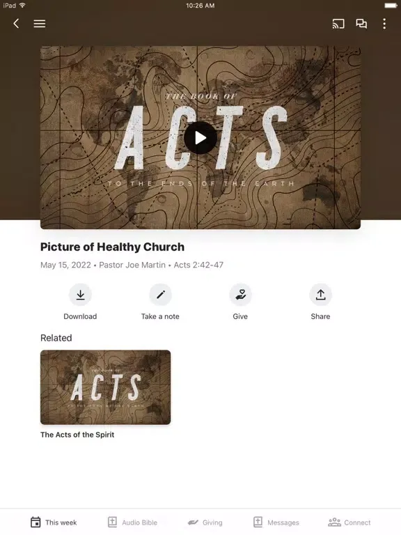 Trinity Hendersonville iPad Screenshots