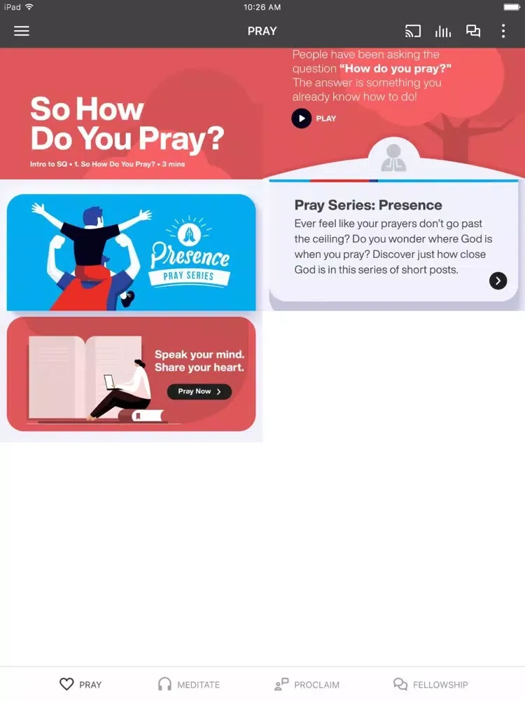 Capturas de tela do Spiritual Quotient iPad 
