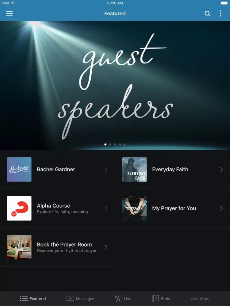 Rediscover Church iPad 應用截圖
